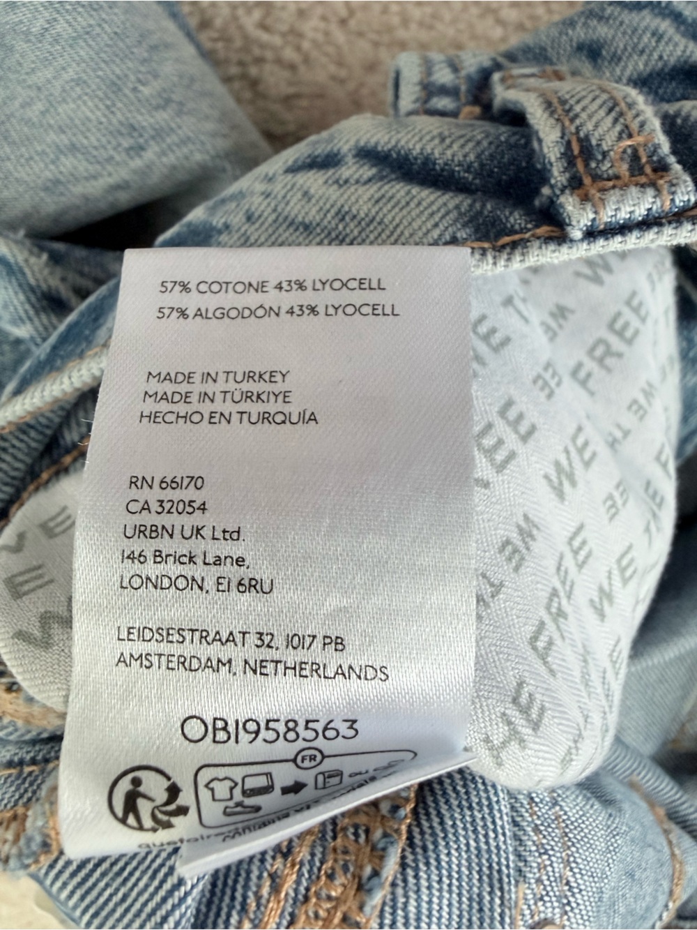 Free People Good Luck Shadow Patch Jeans in Change of Heart Wash - Picture 12 of 15